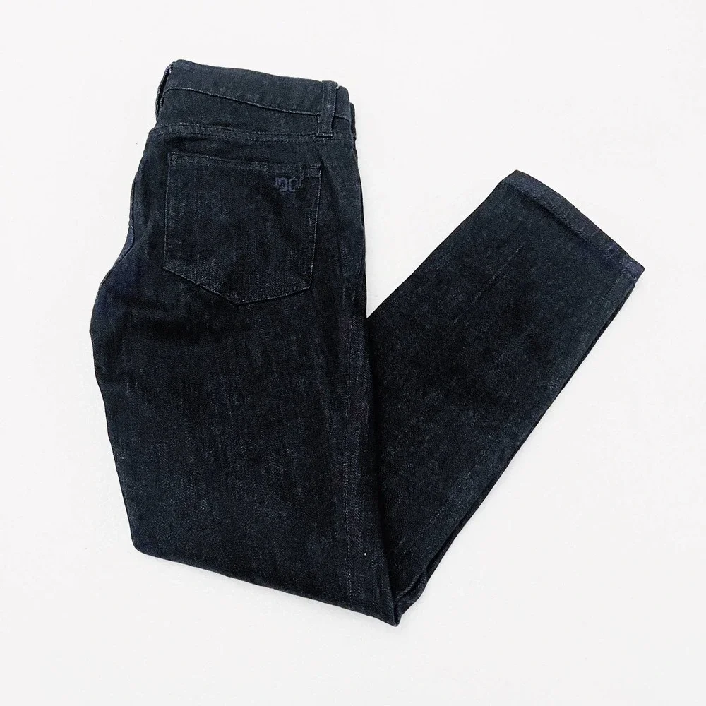 Tory Burch Cropped Skinny Jeans Dark Denim SZ25